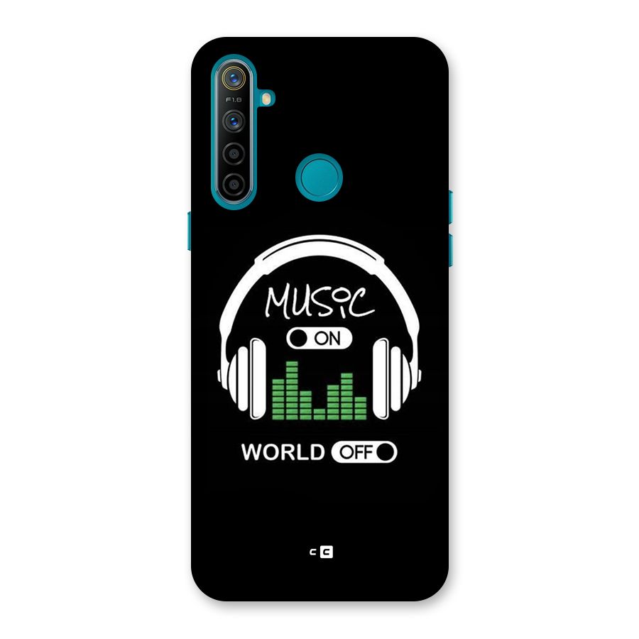 Music On World Off Back Case for Realme 5i
