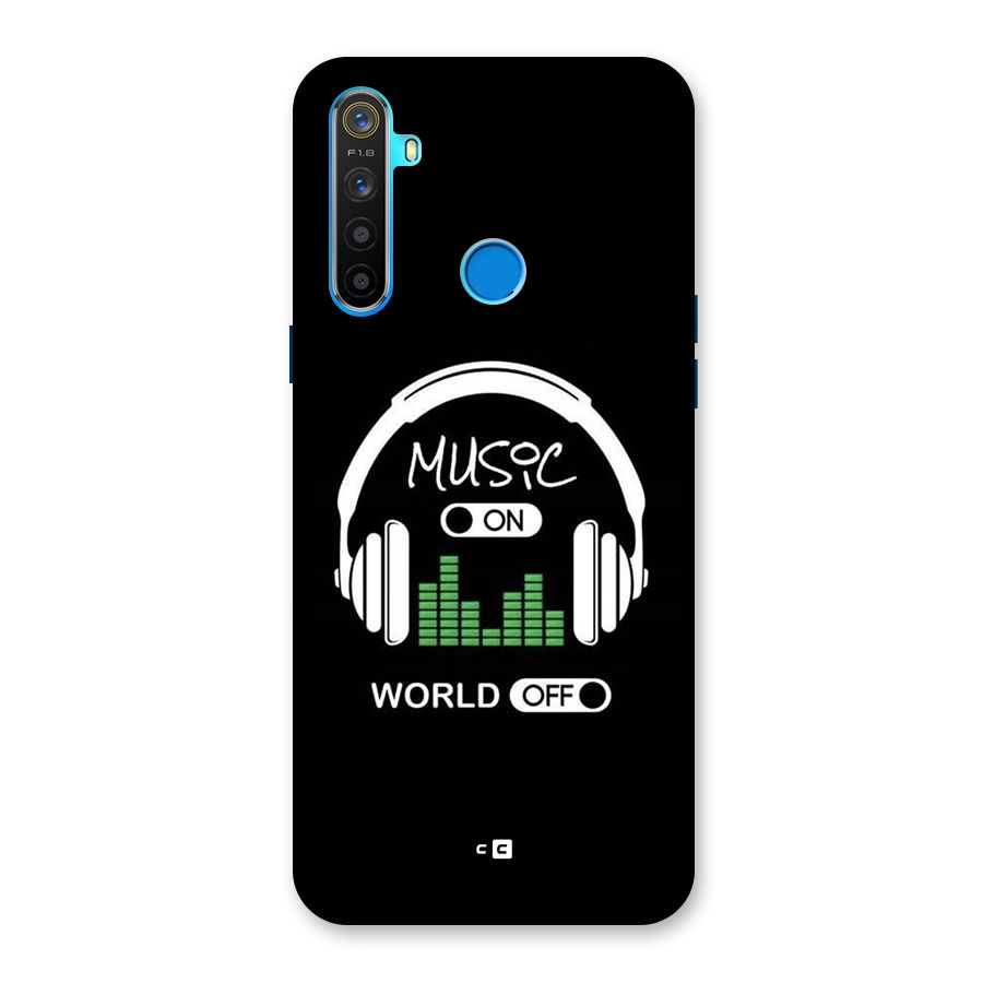 Music On World Off Back Case for Realme 5s