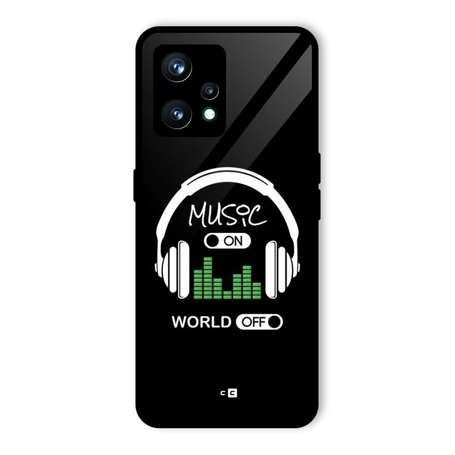 Music On World Off Back Case for Realme 9