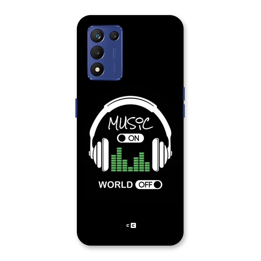 Music On World Off Back Case for Realme 9 5G Speed