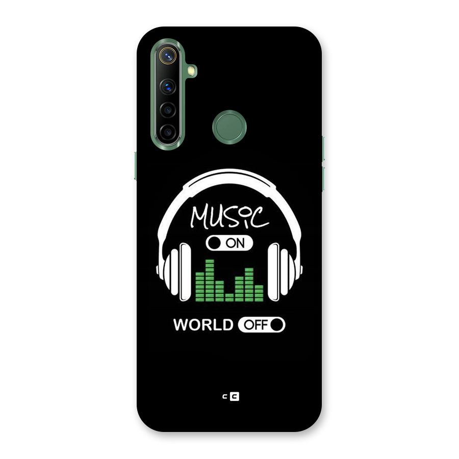 Music On World Off Back Case for Realme Narzo 10