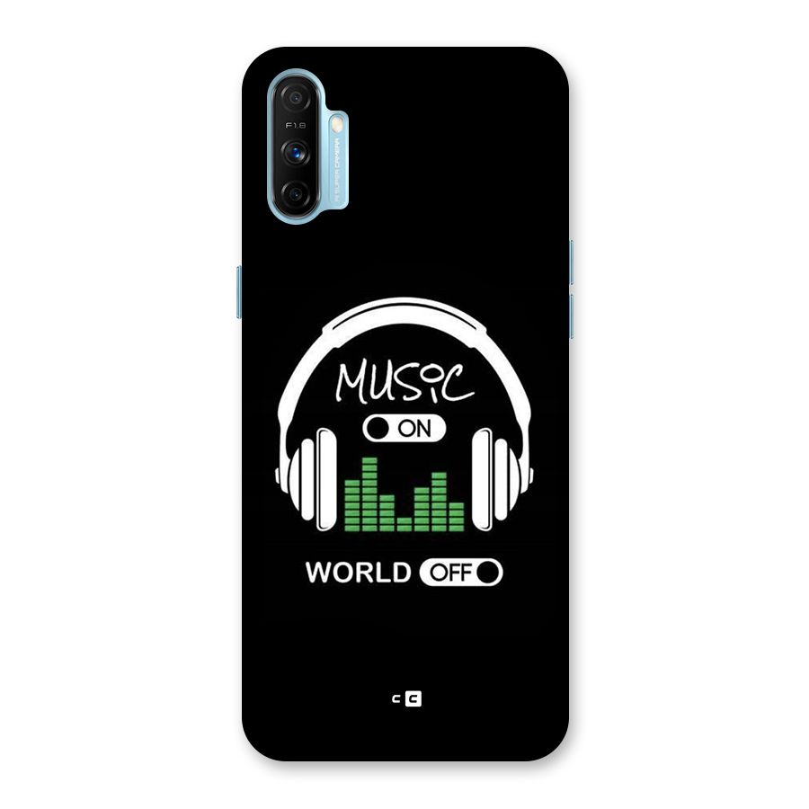 Music On World Off Back Case for Realme Narzo 20A