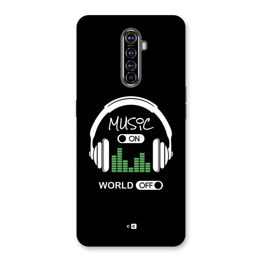 Music On World Off Back Case for Realme X2 Pro