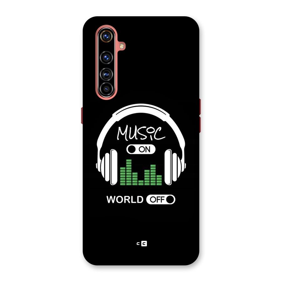 Music On World Off Back Case for Realme X50 Pro