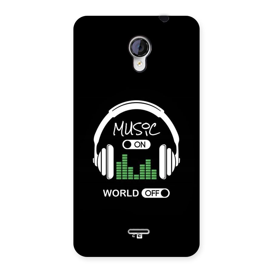 Music On World Off Back Case for Unite 2 A106