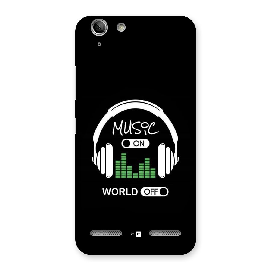 Music On World Off Back Case for Vibe K5