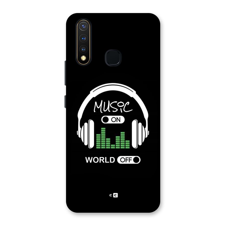Music On World Off Back Case for Vivo U20