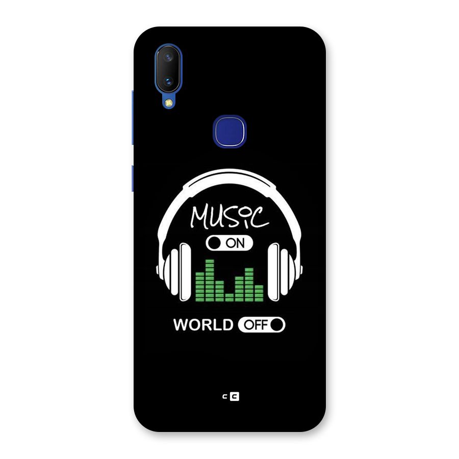 Music On World Off Back Case for Vivo V11