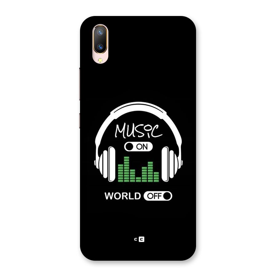 Music On World Off Back Case for Vivo V11 Pro