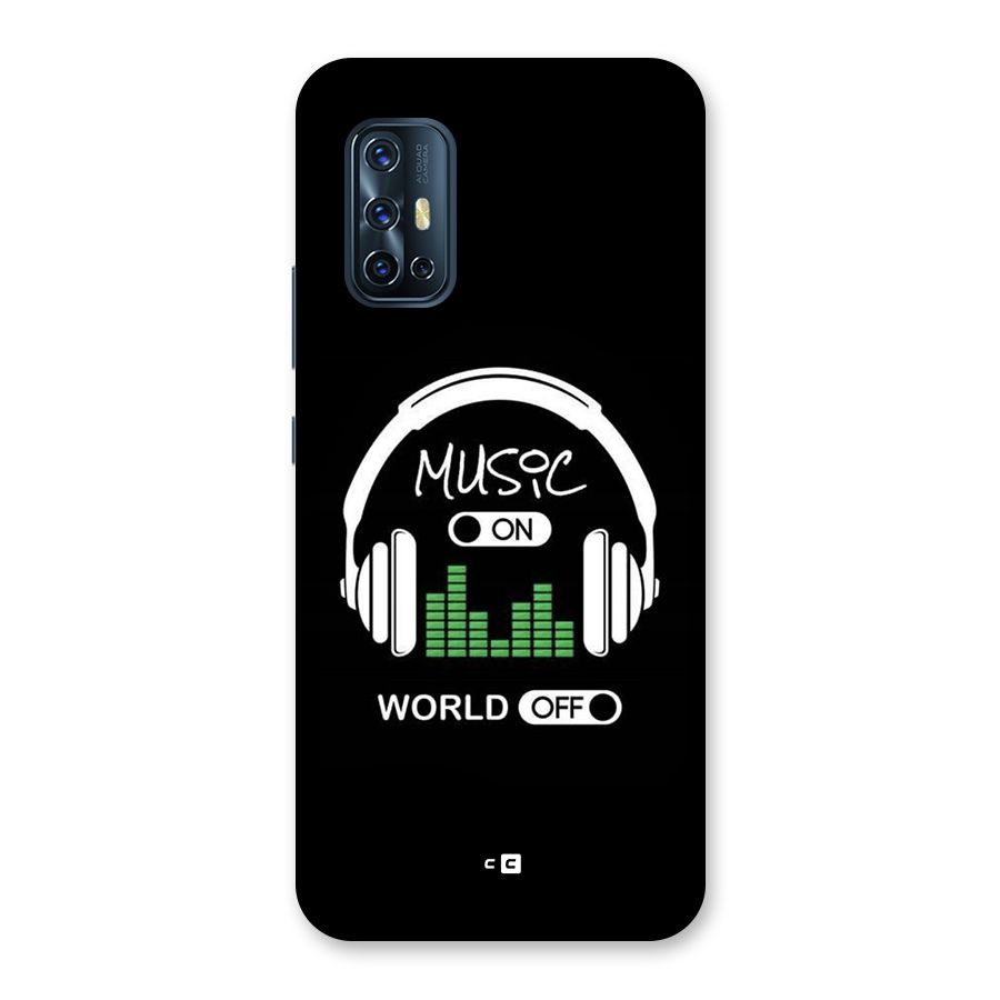 Music On World Off Back Case for Vivo V17
