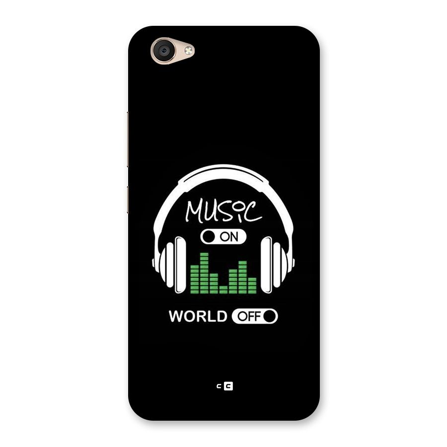 Music On World Off Back Case for Vivo V5 Plus