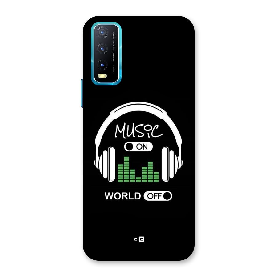 Music On World Off Back Case for Vivo Y20A