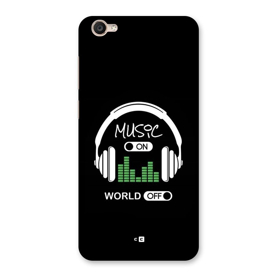 Music On World Off Back Case for Vivo Y55L