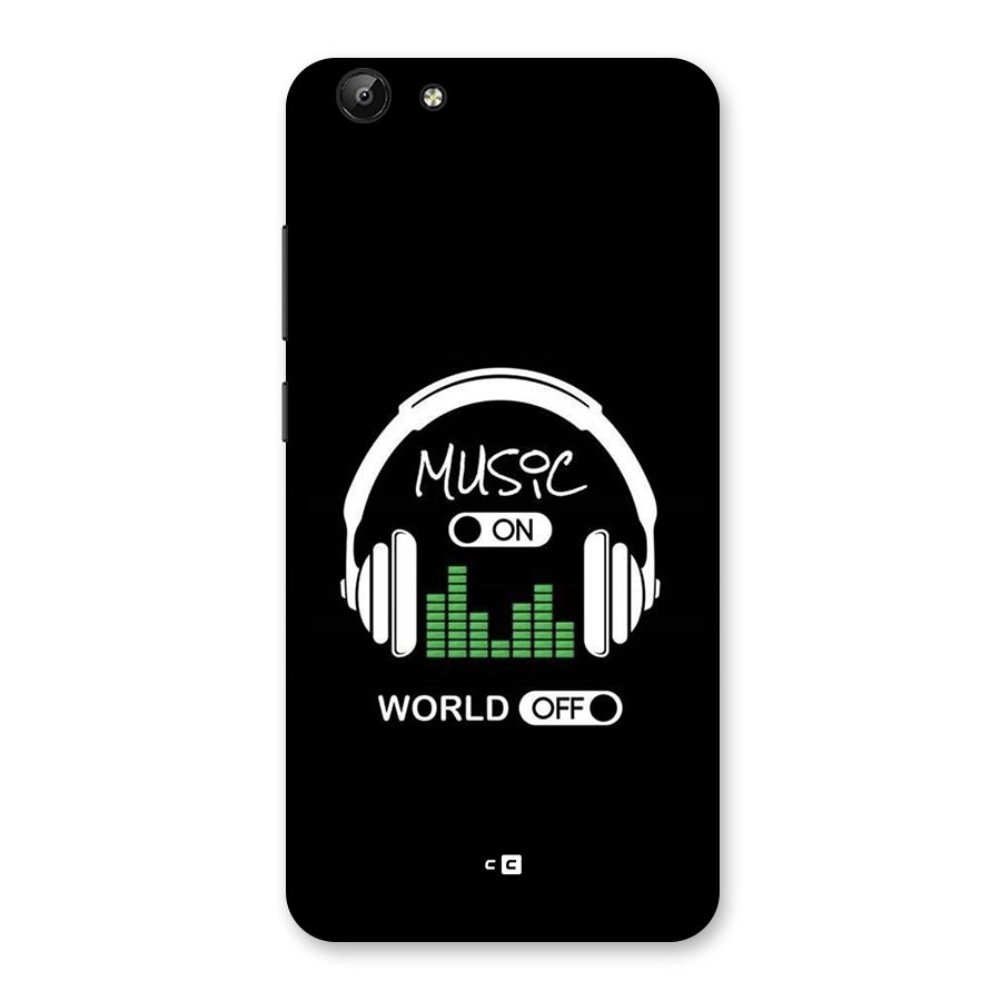 Music On World Off Back Case for Vivo Y69