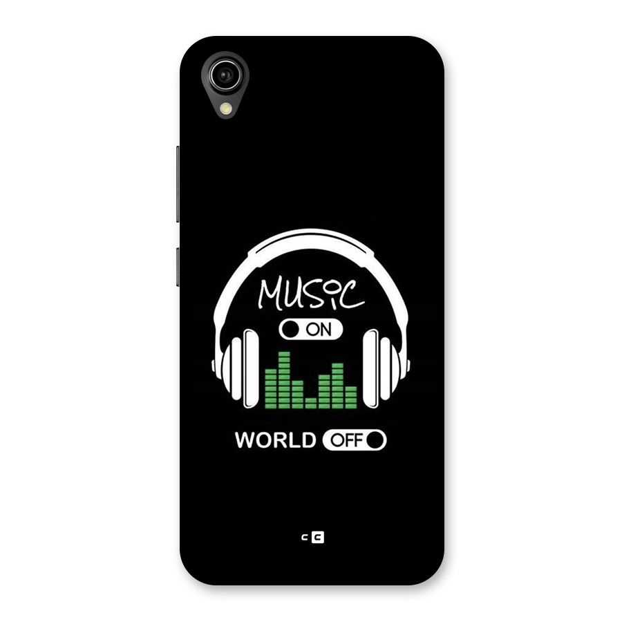 Music On World Off Back Case for Vivo Y90