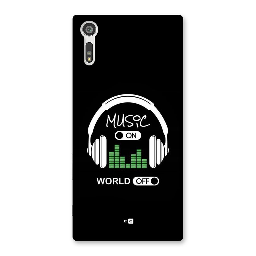 Music On World Off Back Case for Xperia XZ
