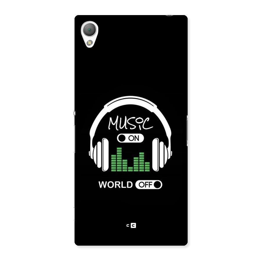 Music On World Off Back Case for Xperia Z3