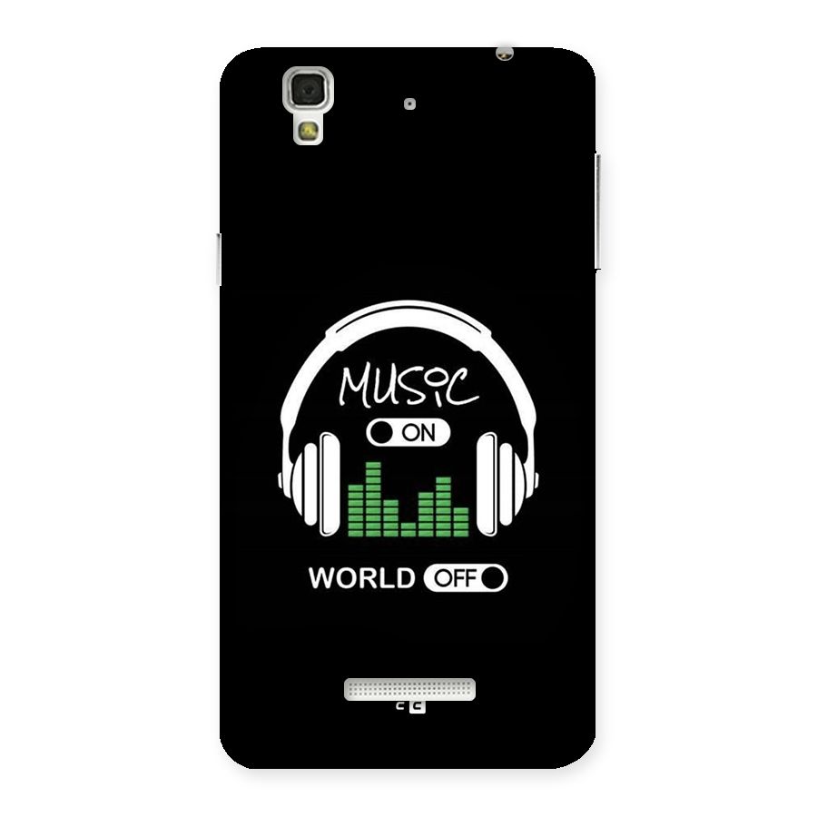 Music On World Off Back Case for Yureka
