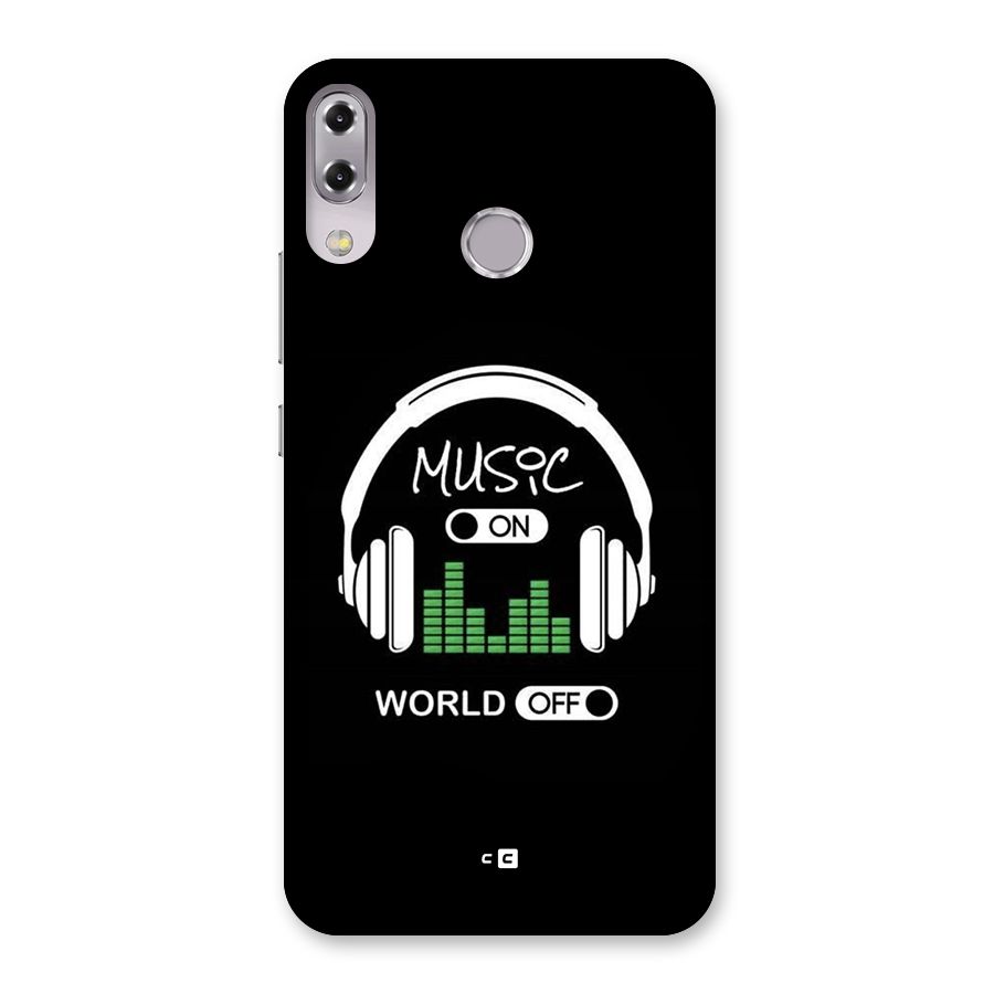 Music On World Off Back Case for Zenfone 5Z