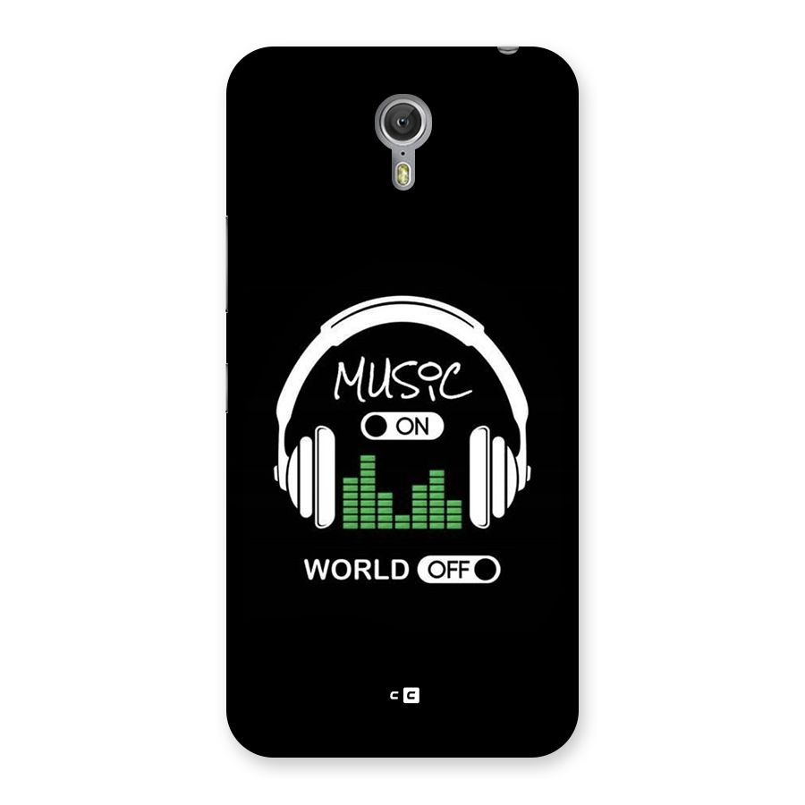 Music On World Off Back Case for Zuk Z1