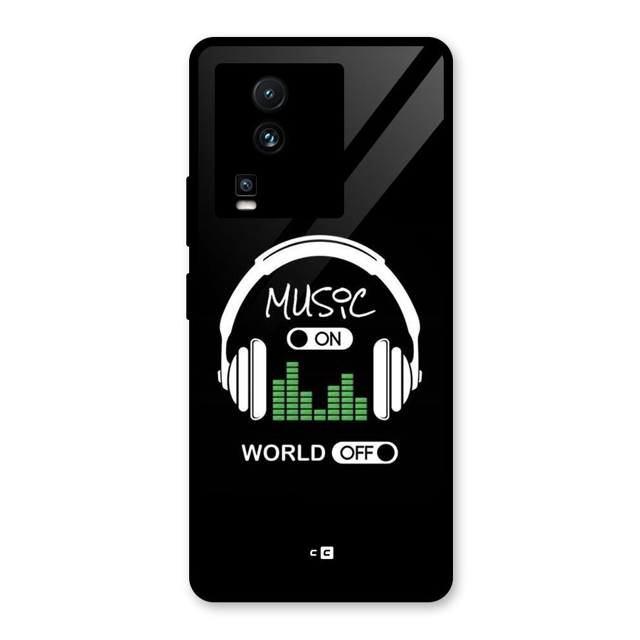 Music On World Off Glass Back Case for Vivo iQOO Neo 7