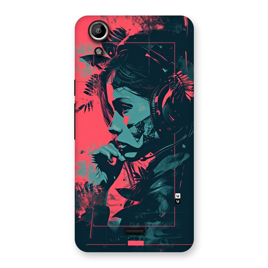 Musical Illustration Back Case for Canvas Selfie Lens Q345