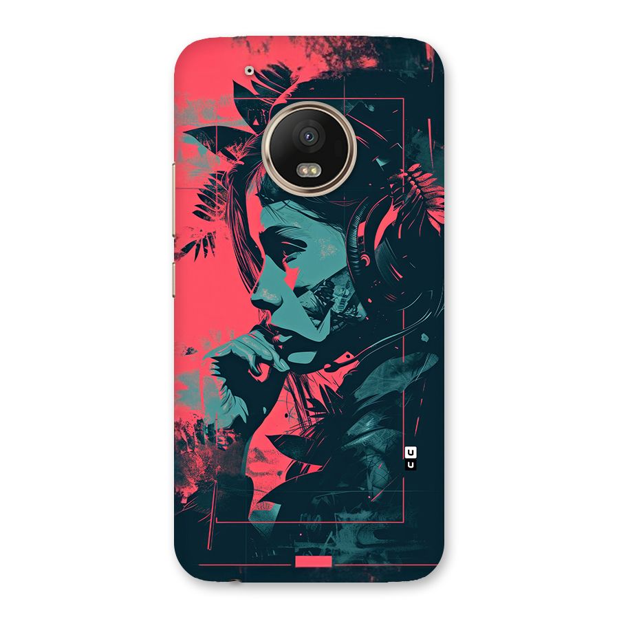 Musical Illustration Back Case for Moto G5 Plus