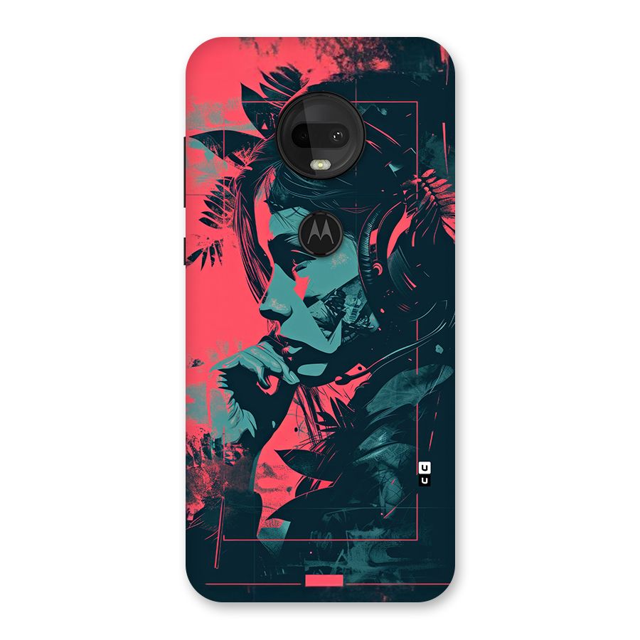 Musical Illustration Back Case for Moto G7