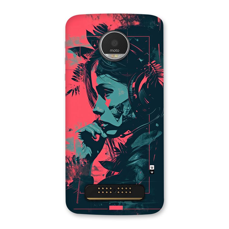 Musical Illustration Back Case for Moto Z Play