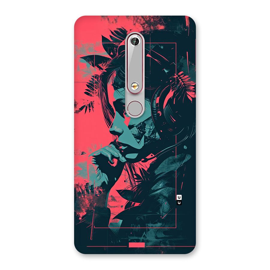 Musical Illustration Back Case for Nokia 6.1