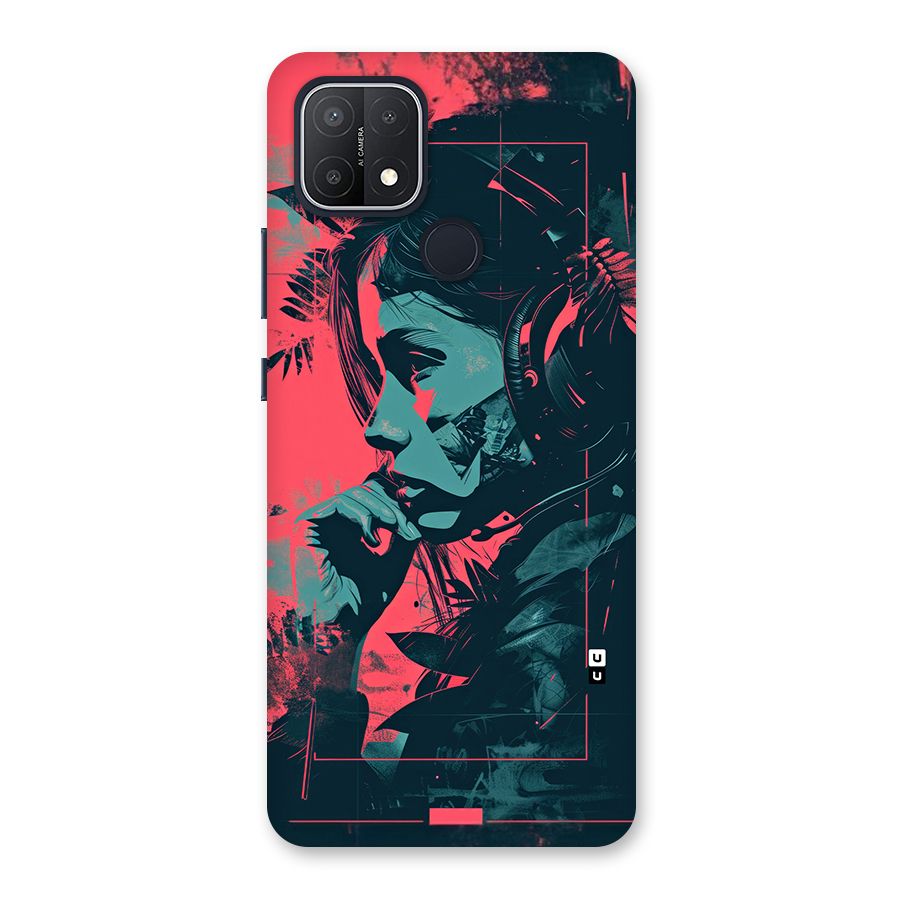 Musical Illustration Back Case for Oppo A15