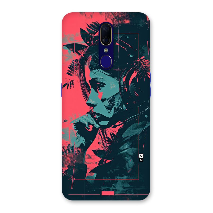 Musical Illustration Back Case for Oppo F11