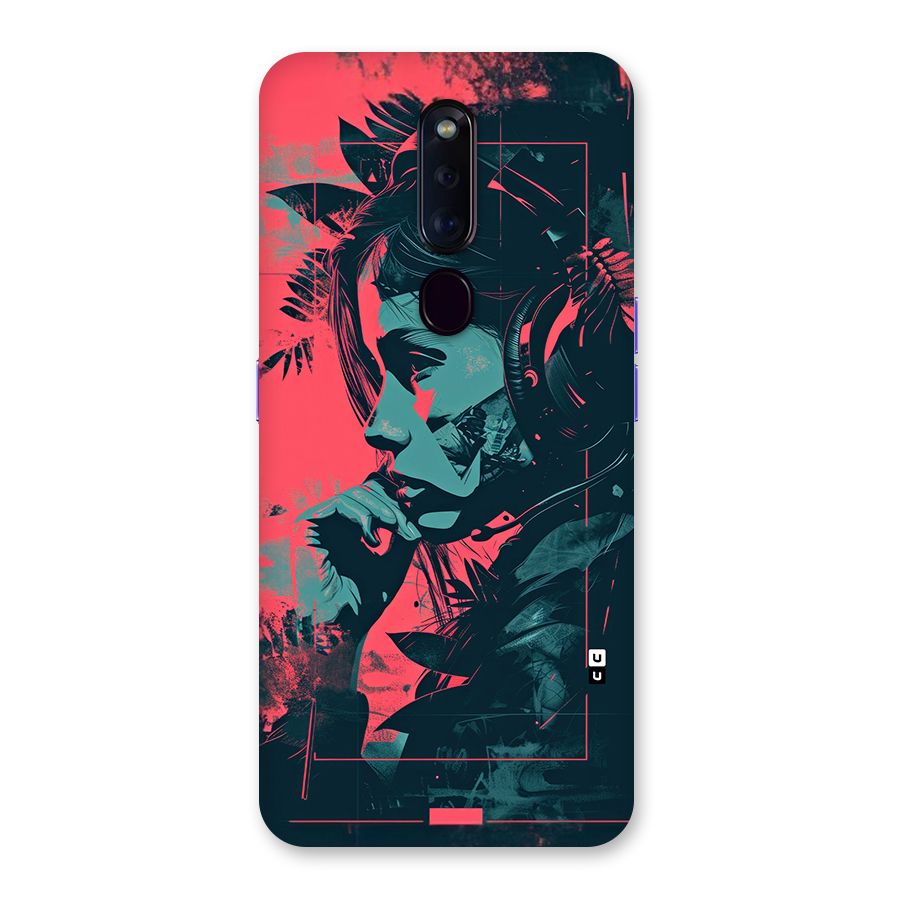 Musical Illustration Back Case for Oppo F11 Pro