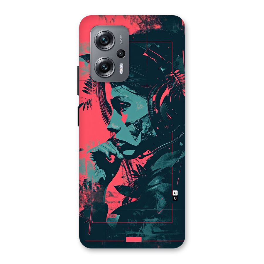 Musical Illustration Back Case for Redmi K50i