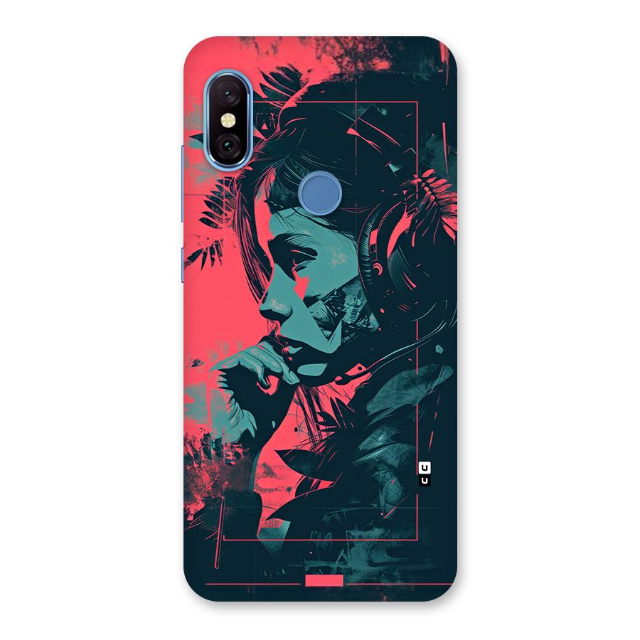 Musical Illustration Back Case for Redmi Note 6 Pro