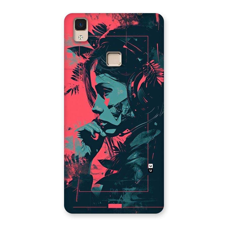 Musical Illustration Back Case for V3 Max
