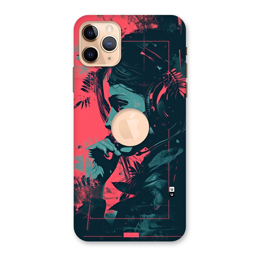 Musical Illustration Back Case for iPhone 11 Pro Max Logo Cut