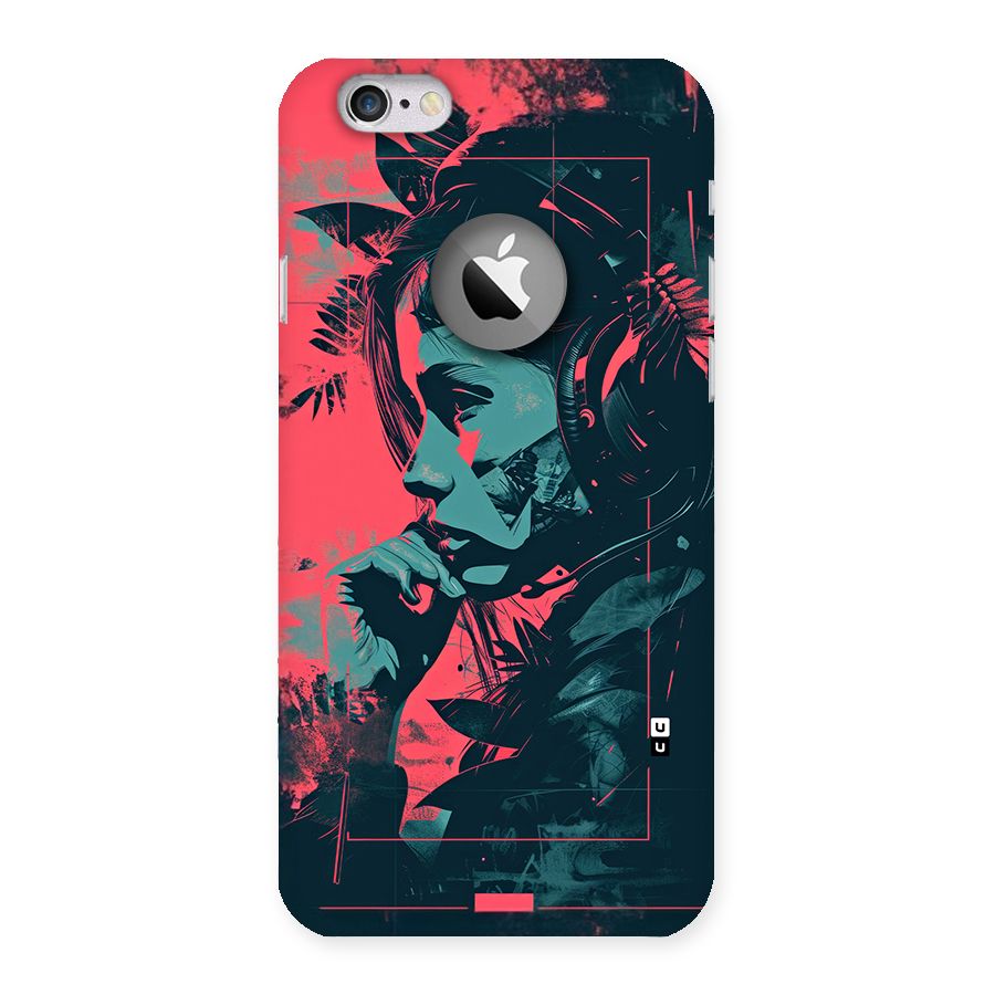 Musical Illustration Back Case for iPhone 6 Logo Cut