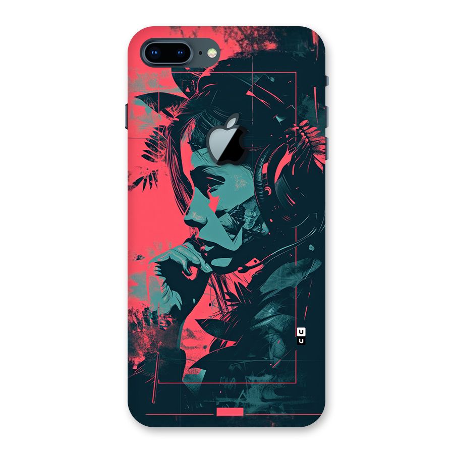Musical Illustration Back Case for iPhone 7 Plus Apple Cut