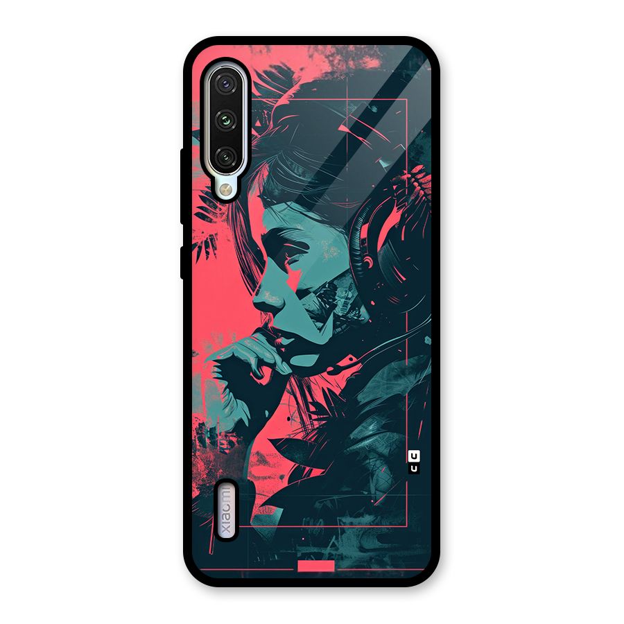Musical Illustration Glass Back Case for Mi A3