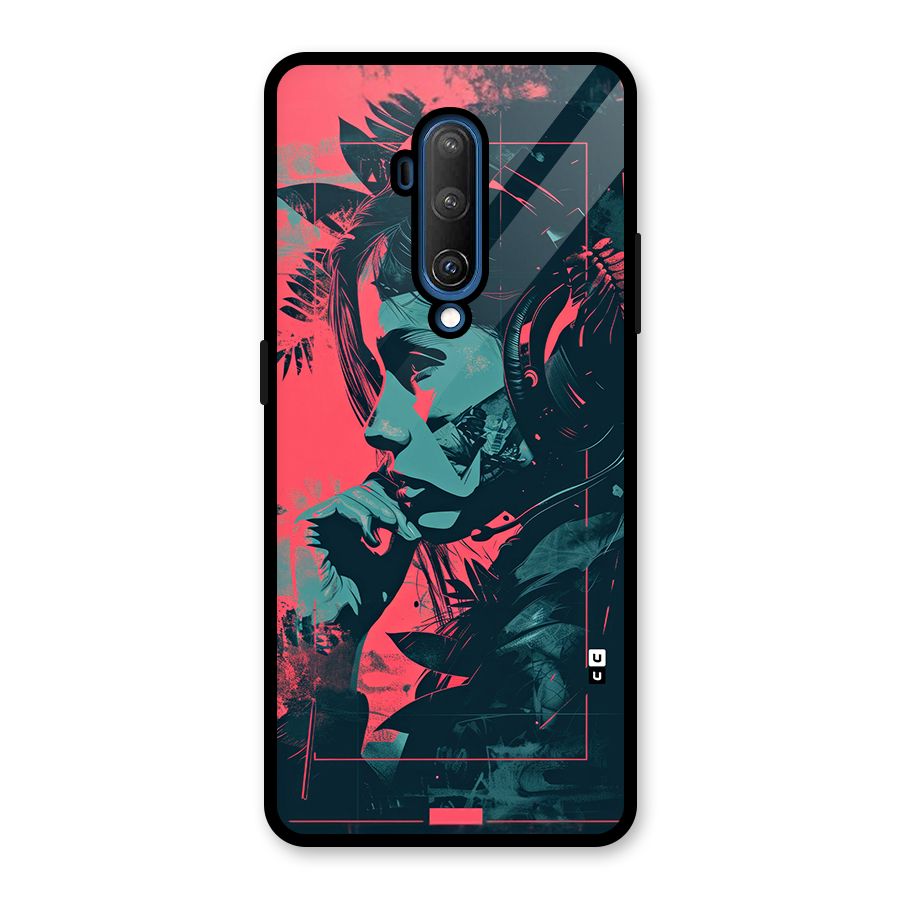 Musical Illustration Glass Back Case for OnePlus 7T Pro