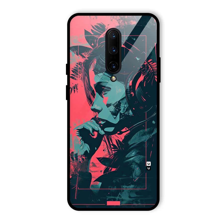 Musical Illustration Glass Back Case for OnePlus 7 Pro