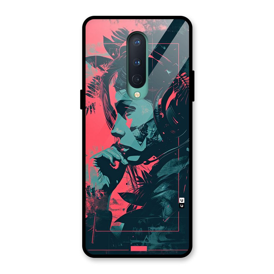 Musical Illustration Glass Back Case for OnePlus 8