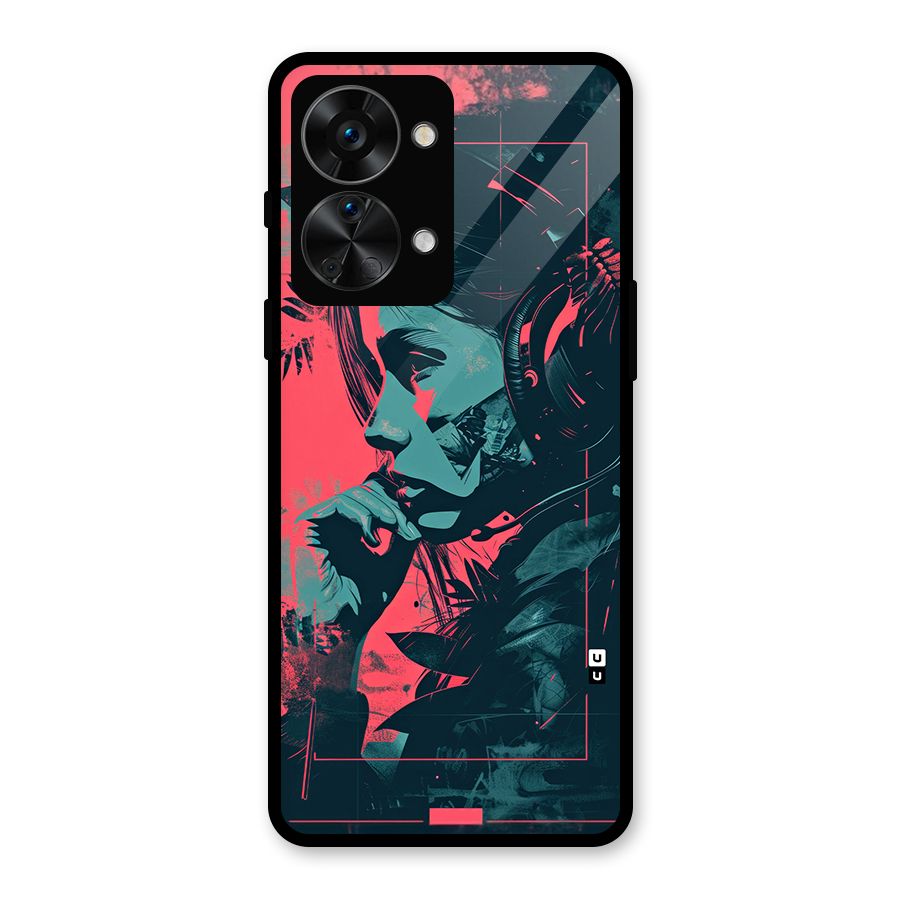 Musical Illustration Glass Back Case for OnePlus Nord 2T