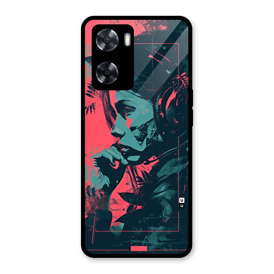 Musical Illustration Glass Back Case for OnePlus Nord N20 SE
