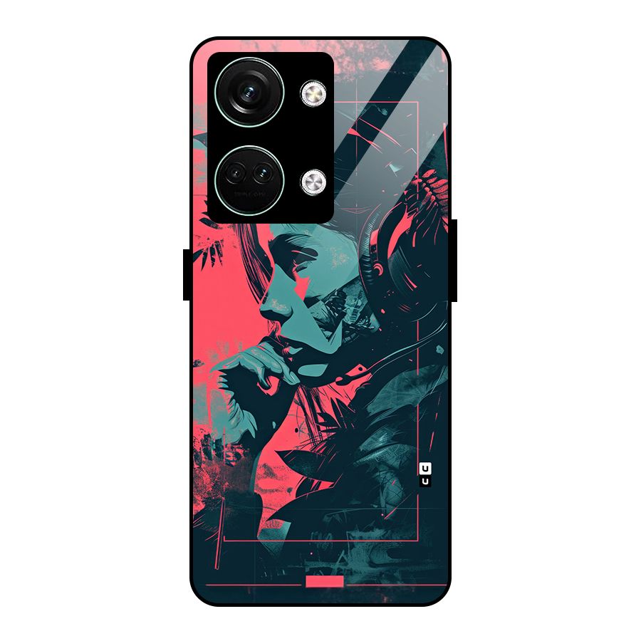 Musical Illustration Glass Back Case for Oneplus Nord 3