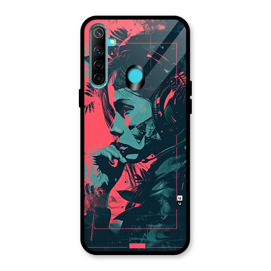 Musical Illustration Glass Back Case for Realme 5i