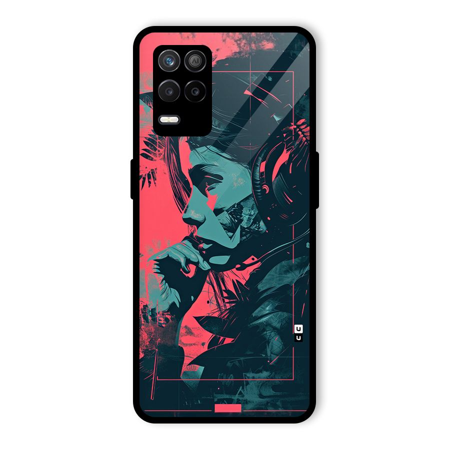 Musical Illustration Glass Back Case for Realme 9 5G
