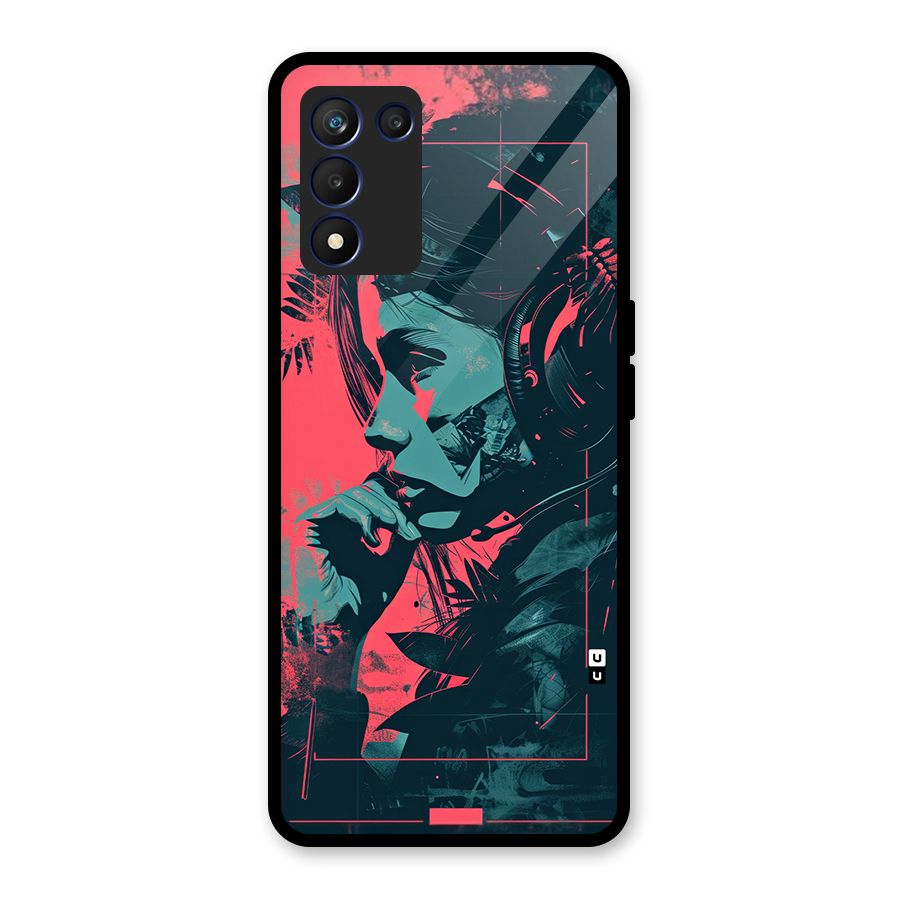 Musical Illustration Glass Back Case for Realme 9 5G Speed