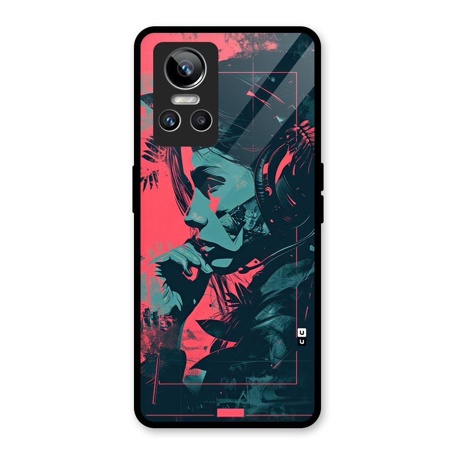 Musical Illustration Glass Back Case for Realme GT Neo 3